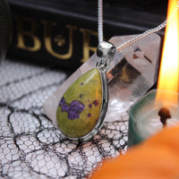 WITCHES BREW - Sterling Silver & Atlantisite Necklace