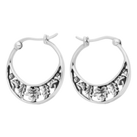 AUTUMN HARVEST - Sterling Silver Hoops