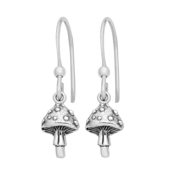 Sterling silver toadstool mushroom nature alt alternative jewellery