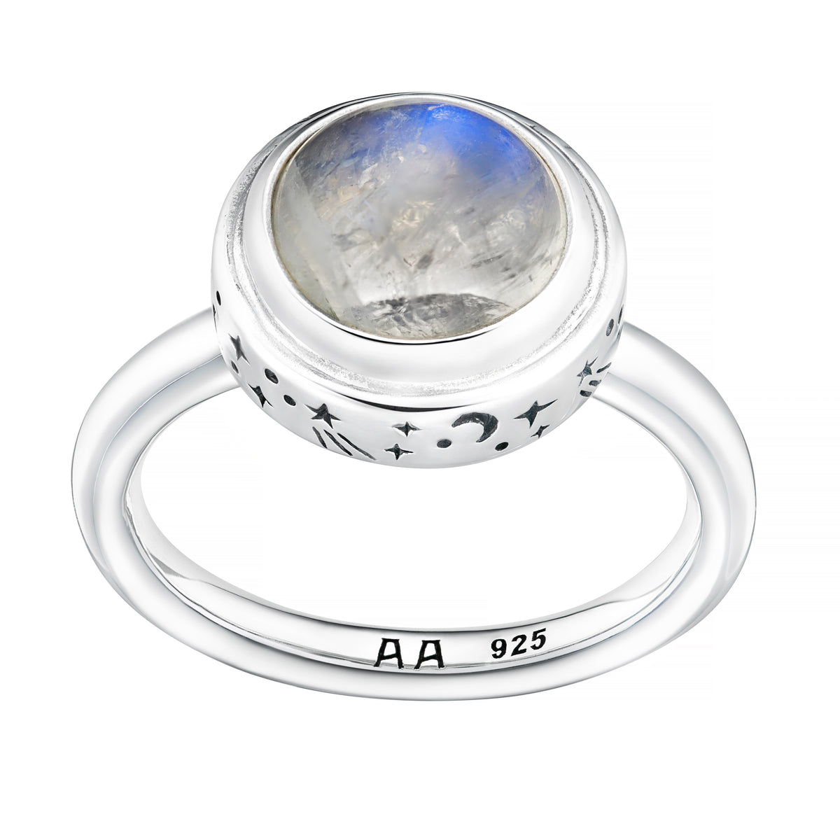 STARRY SKIES - Moonstone & Sterling Silver Ring