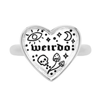 WEIRDO - Sterling Silver Hoops