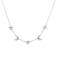 STARGAZER - Sterling Silver Necklace, Hoop & Stud Gift Set