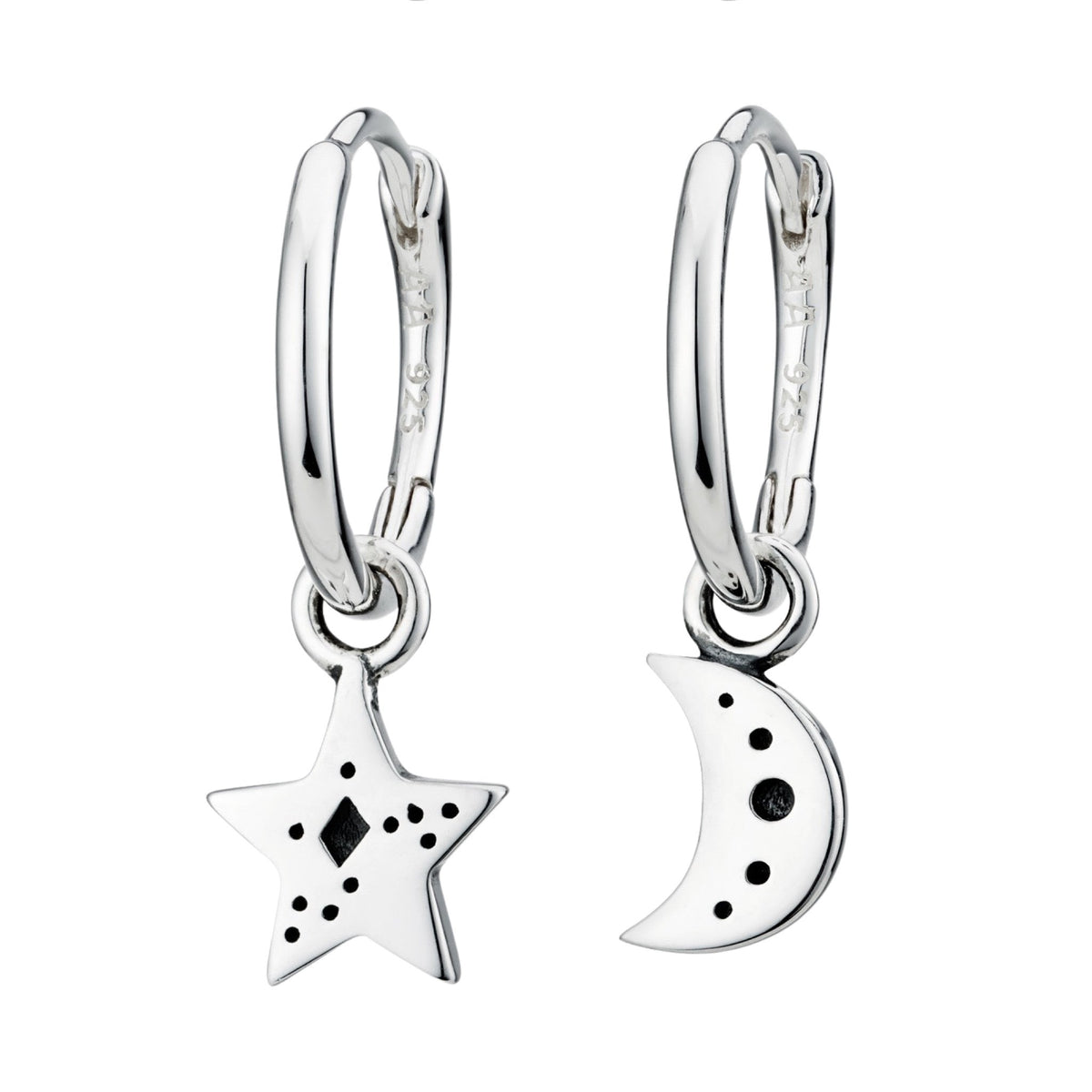 STARGAZER - Sterling Silver Necklace, Hoop & Stud Gift Set