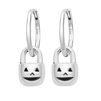 JACK O' LANTERN - Sterling Silver Hoops