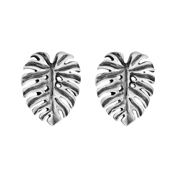 MONSTERA - Sterling Silver Studs