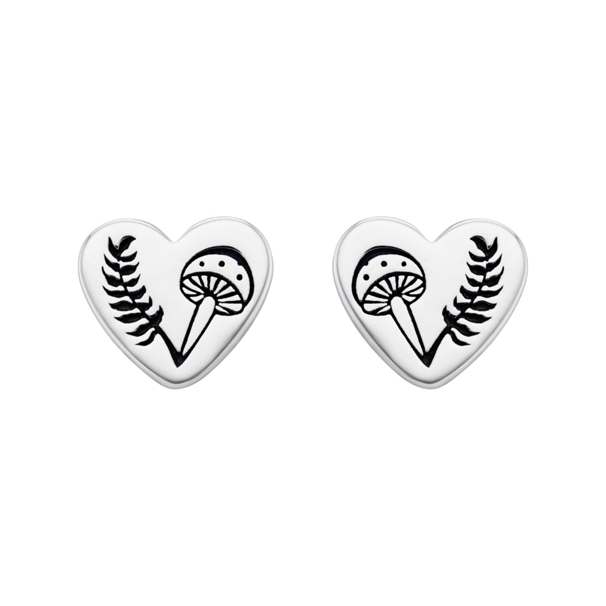 WILD HEART - Sterling Silver Studs