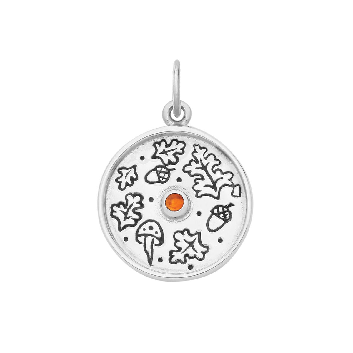 BLUSTERY DAY - Citrine & Sterling Silver Pendant
