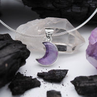 LAVENDER MOON - Sterling Silver & Amethyst Necklace