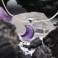 LAVENDER MOON - Sterling Silver & Amethyst Necklace