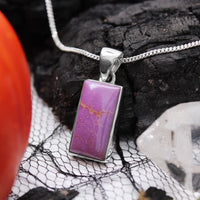 SEER - Sterling Silver & Phosphosiderite Necklace