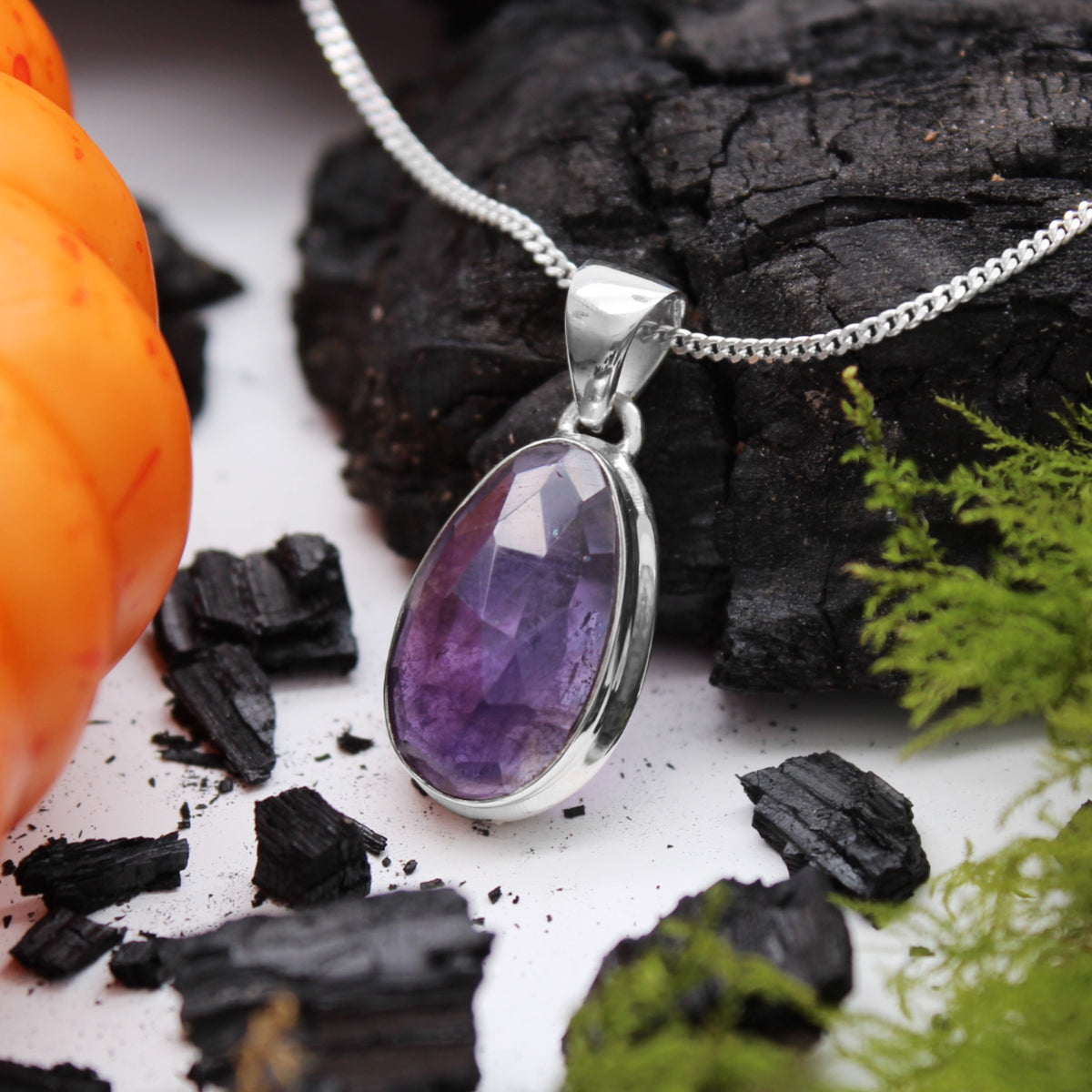 ARCANE - Sterling Silver & Amethyst Necklace