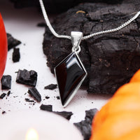 CAULDRON - Sterling Silver & Black Onyx Necklace