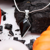 CAULDRON - Sterling Silver & Black Onyx Necklace