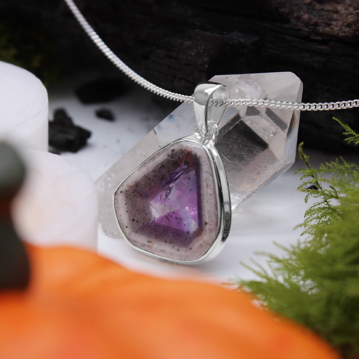 PORTAL - Sterling Silver & Super Amethyst Necklace