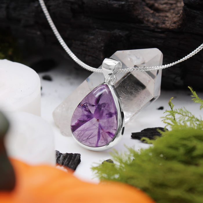 POTION - Sterling Silver & Star Amethyst Necklace
