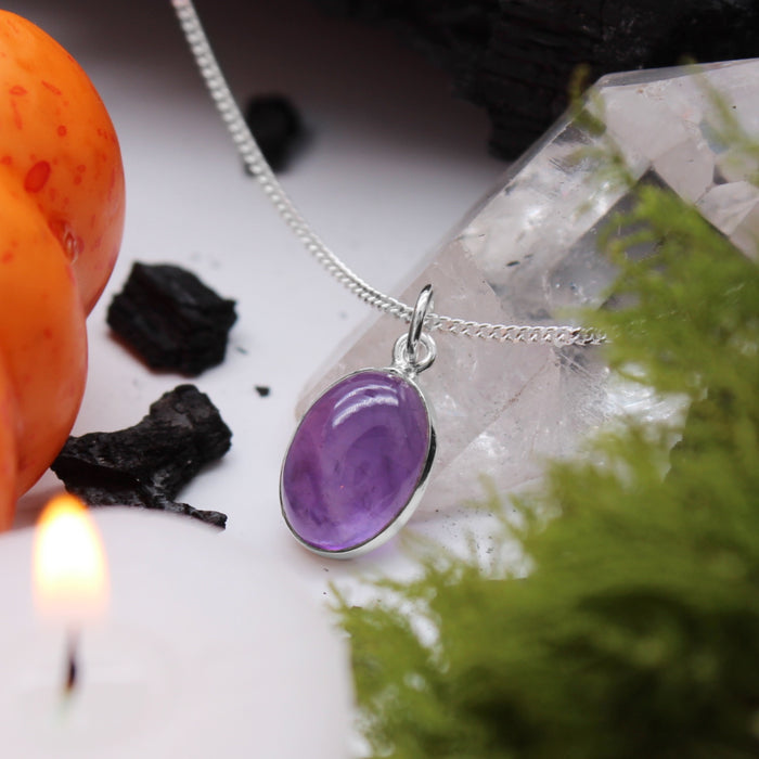 ARCANE - Sterling Silver & Amethyst Necklace