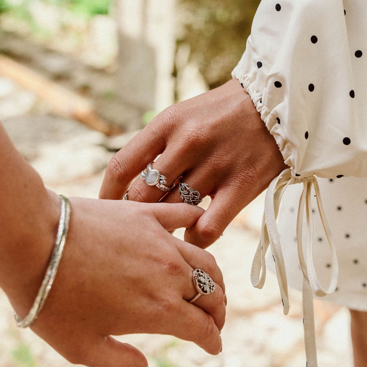 EVERGREEN - Sterling Silver & Moonstone Ring