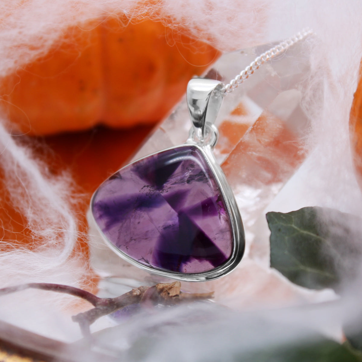POTION - Sterling Silver & Star Amethyst Necklace