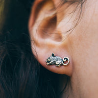 HARVEST MOUSE - Sterling Silver Studs