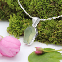 NEW BEGINNINGS - Sterling Silver & Prehnite Necklace