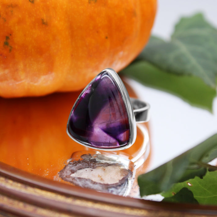 POTION - Sterling Silver & Star Amethyst Ring - US 6