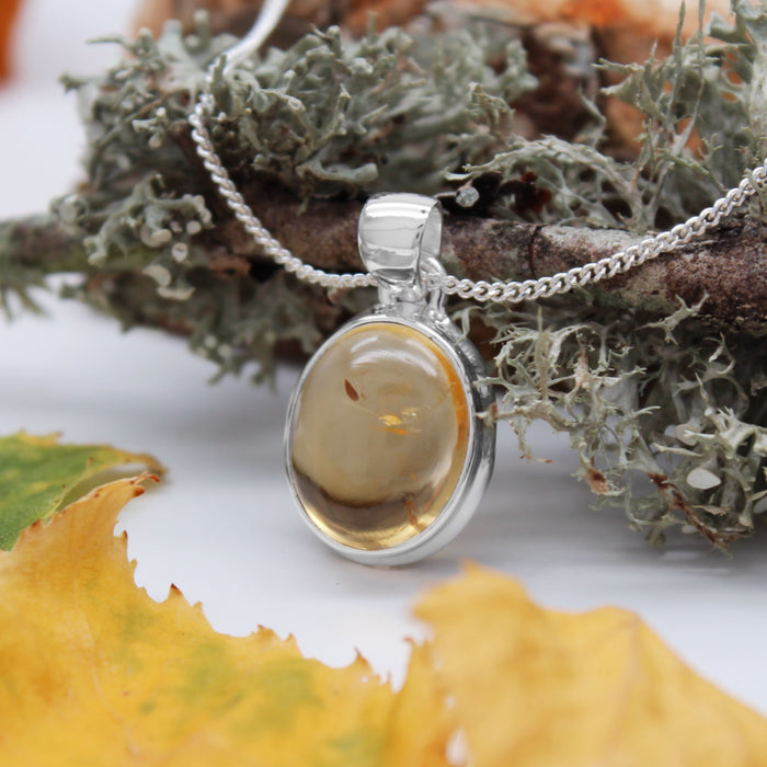 SEPTEMBER SUN - Sterling Silver & Citrine Necklace