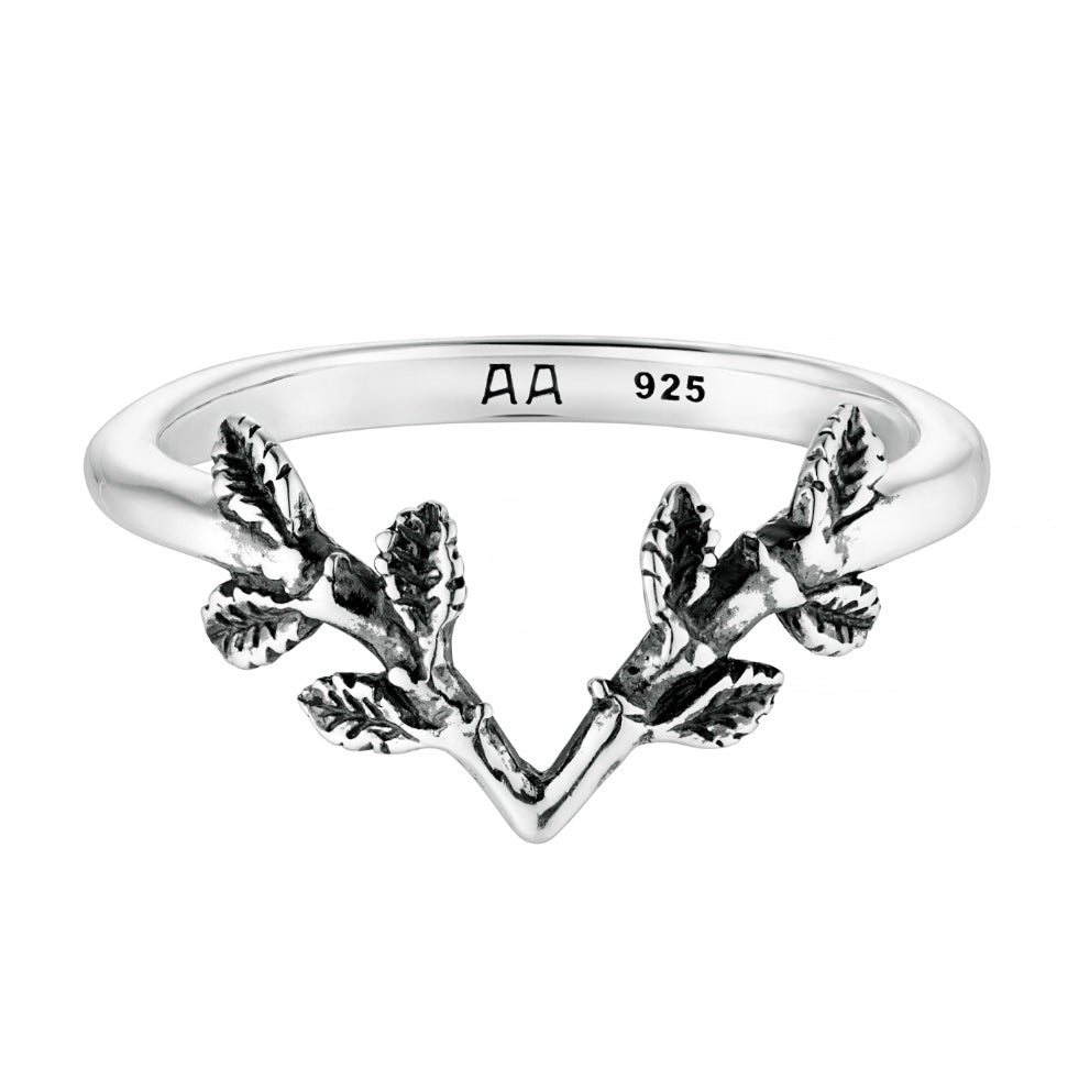 Sterling silver branch forest woodland ring nature jewellery jewelry